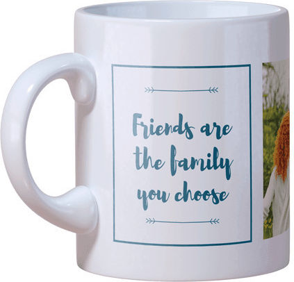 Are Family You Choose Чаша Керамично Бяла