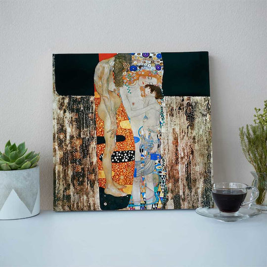 Canvas Gustav Klimt The Three Ages Of Woman 66x66
