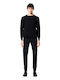 Langarm Pullover Schwarz
