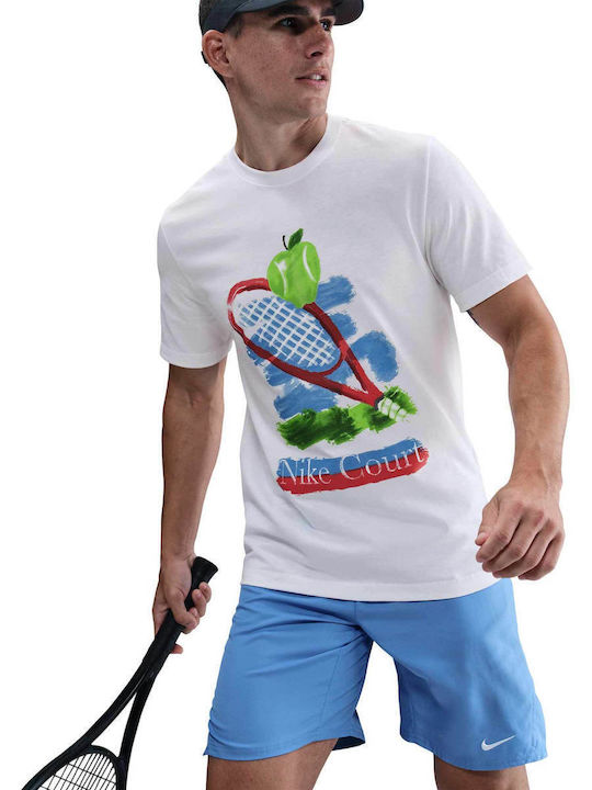Nike Dri-fit HV1713-100 Men's White Blouse