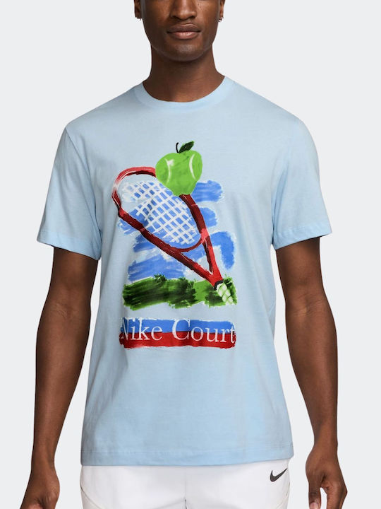 Nike Dri-fit HV1713-441 Men's Tennis Blouse Blue