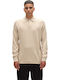 Polo Long Sleeve Blouse Cream