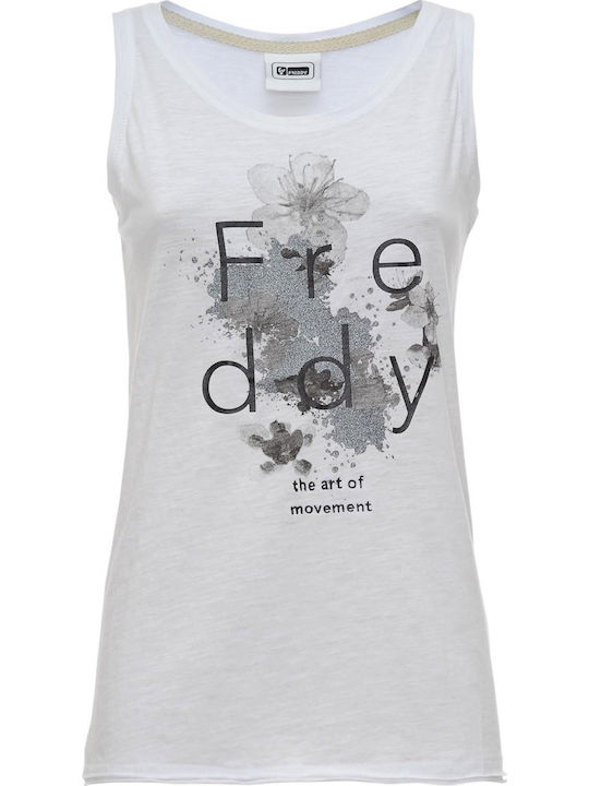 Freddy Damen Bluse Weiß