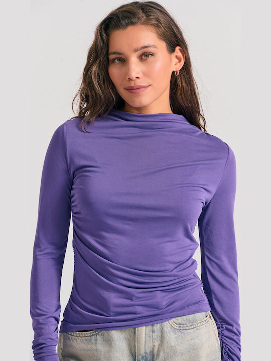 Damen Bluse Lila
