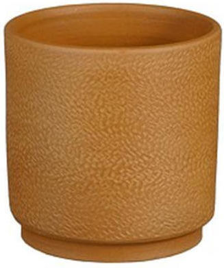 Mica Übertopf Keramik Braun 14x14x14εκ.