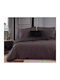 Nef-Nef Homeware Sheet Sets Queen 240x270cm. Leonar Anthracite 4pcs