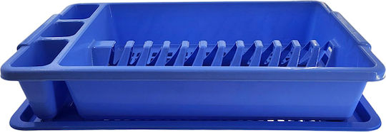 Homestyle Στραγγιστήρι Νεροχύτη Πλαστικό Μπλε 44.5x26x10cm Homestyle Στραγγιστήρι Νεροχύτη Πλαστικό Μπλε 44.5x26x10cm