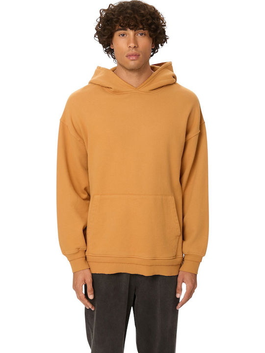 Dirty Laundry Φούτερ με Κουκούλα Caramel Camel