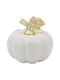 Decorative Ceramic Pumpkin Φ12x11 White Keskor 67265-2
