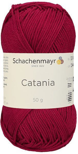 Fire De Tricotat Textile Smc Schachenmayr Catania 0192 Croșu Maroniu Bumbac Pentru Croșetat Și Tricotat 125 M