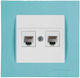 Mutlusan Rita Complete Double Telephone Socket ...