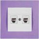 Mutlusan Rita Complete Double Telephone Socket ...