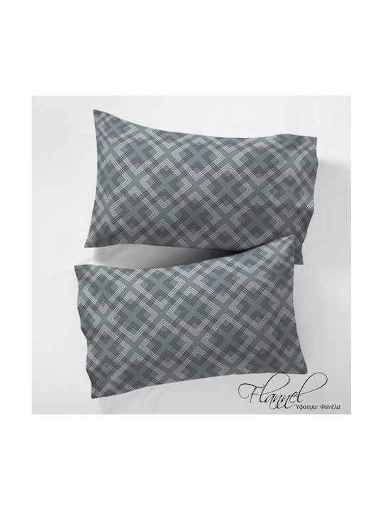 Isadore Lorraine Kissenbezug-Set Geometrica-grey 50x70cm.