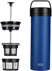 Espro Ultralight Travel French Press 470 Ml Blue