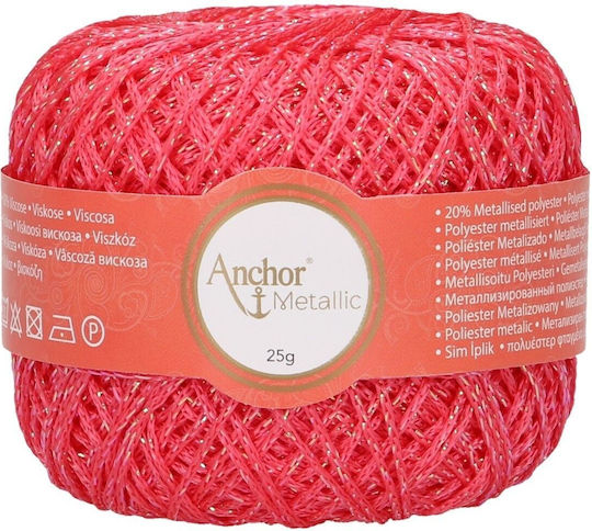 Fir Metalic Anchor Fir Metalic Grosime Nr 2 Fin Lungime 100 M Greutate 25 G Roz Neon 00344