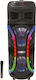 iDance Karaoke Speaker with Wireless Microphone and Lighting Effects 2100B 070070 Black