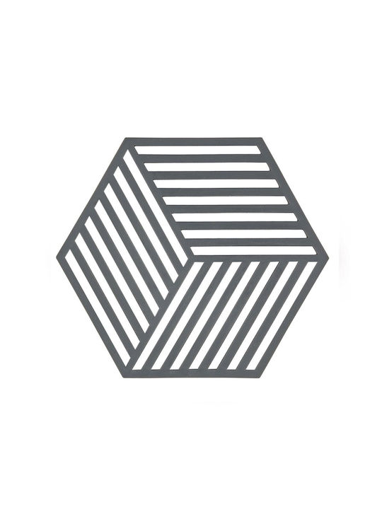Zone Denmark Σουβέρ Πλαστικό Γκρι 16x14cm