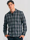 Long Sleeve Flannel Shirt in Regular Fit Check Check