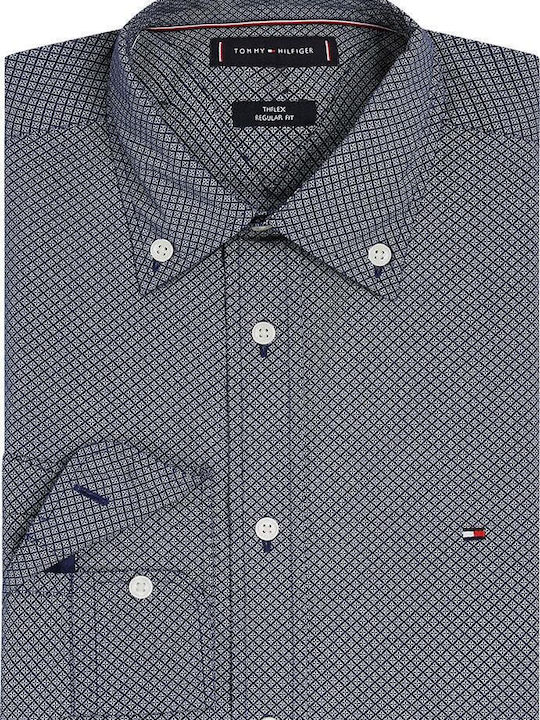 Tommy Hilfiger Μακρυμάνικo Πουκάμισο Μπλε