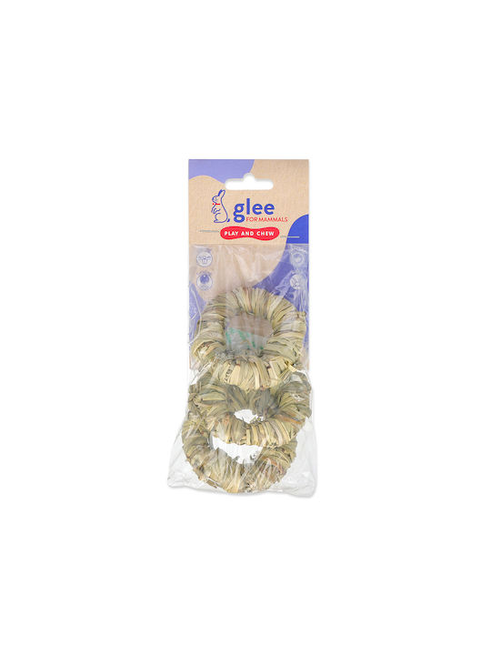Βρώσιμο Παιχνίδι Τρωκτικών Glee Alfalfa Woven Rings 3τεμ 7cm 91327