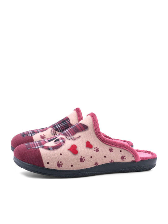 Winter Women's Slippers Burgundy