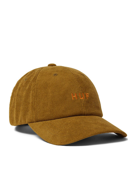 Huf OG Corduroy 6 Panel CV Hat HT00894-Moss Mus...