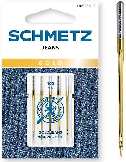 Set 5 Jeansi Gold Line Ace Schmetz Ace Fineness 100 Sistem Ace 130/705 H
