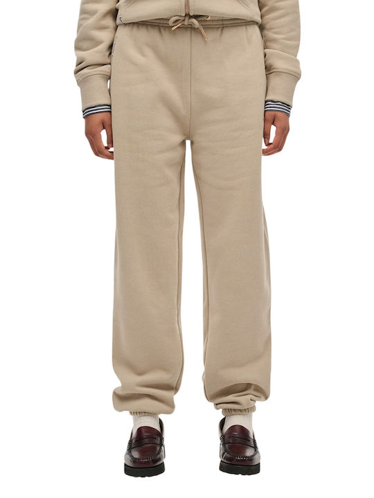 Superdry Logo Sweatpants Beige