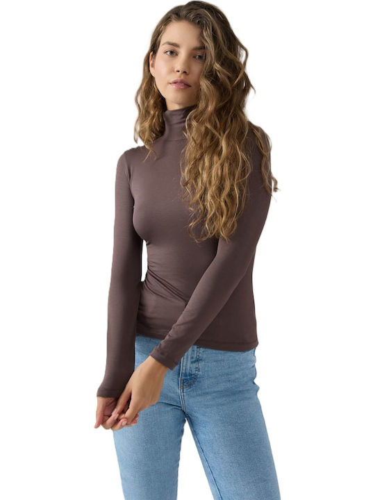 Minerva Fimelle Women's Long Sleeve Turtleneck ...