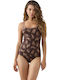 Fimelle Elegance Women's Sleeveless T-Shirt Brown, Mauve