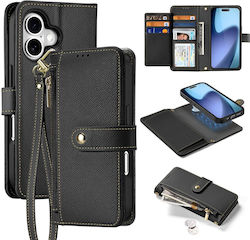 Dux Ducis Lawa Series Wallet Plastic Black (iPh...