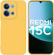 Back Cover Σιλικόνης Κίτρινο (Redmi 15C 4G)