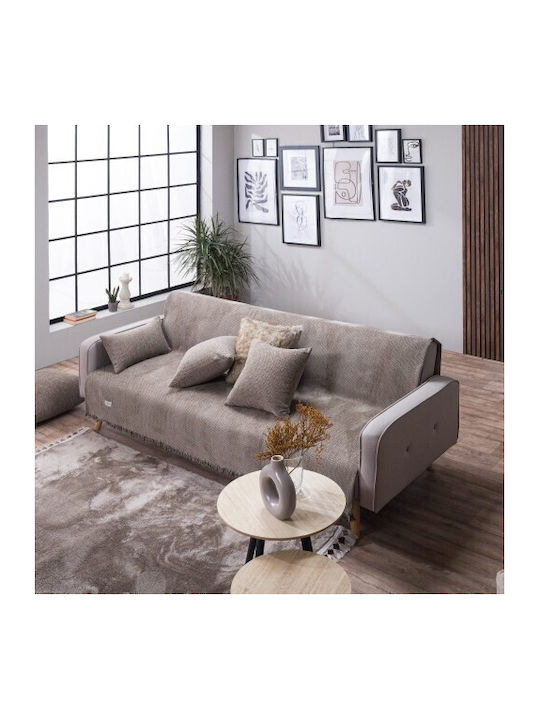 Teoran Utah Four-Seater Sofa Throw Chenille 180...