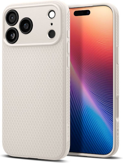 Spigen Liquid Air Back Cover Silicone Natural Titanium (iPhone 17 Pro Max)