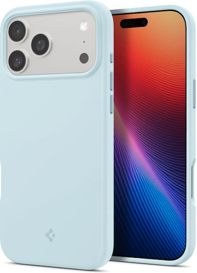 Spigen Silicone Fit Umschlag Rückseite Silikon Mute Blue (iPhone 17 Pro Max)