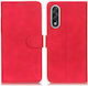 Khazneh Brieftasche Leder Rot (OnePlus Nord 5)