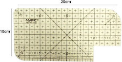 Heat-resistant Ironing Ruler Non-slip 20x10cm B...