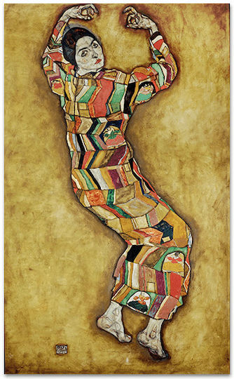 Καμβάς Egon Schiele Πορτρέτο Friederike Maria Beer 58χ96