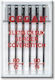 6 Organ Elx705 Chromium Suk Overlock Serger Needles Needle Fineness Between 80-90