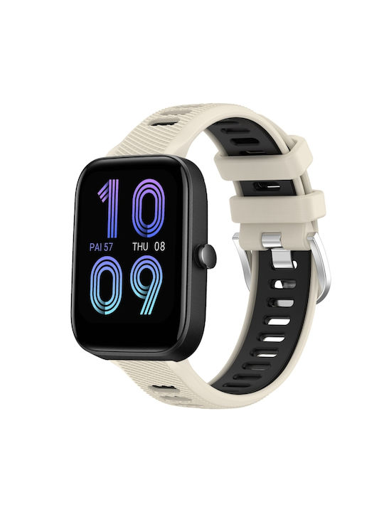 Armband Silikon Beige (Amazfit Bip 3 / Bip 3 Pro)