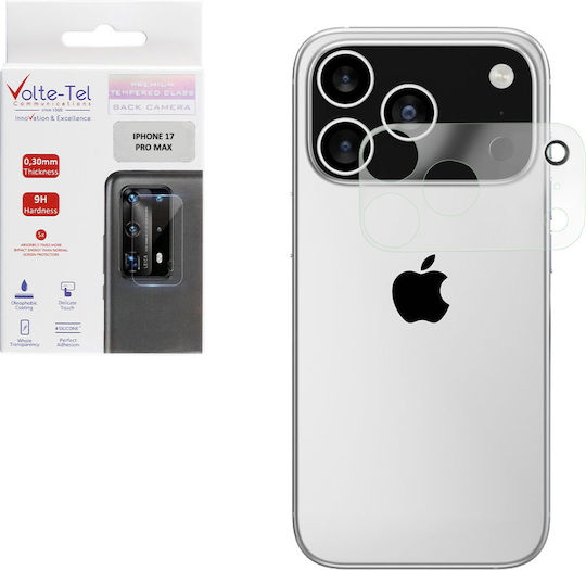 Volte-Tel Προστασία Κάμερας Tempered Glass Διάφανο για το iPhone 17 Pro Max