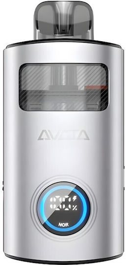Aspire Avata Pod Kit 15ml με Ενσωματωμένη Μπαταρία 1100mAh Silver