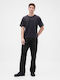 Men's Jeans Pants with Relaxed Straight Fit Moonless Night