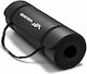 Viking Black Exercise Mat with Carry Strap (180x60x1.5cm)