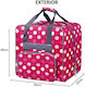 Transporttasche Für Overlock-Maschinen 34x35x31cm Babysnap Mehrfarbig Rot