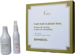 Kezy Pizza Box Bamboo Σετ Περιποίησης Μαλλιών 2τμχ