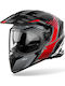 Airoh Bandit Spicy Red Gloss Motorcycle Helmet Full Face ECE 22.06 1630gr with Pinlock and Sunvisor