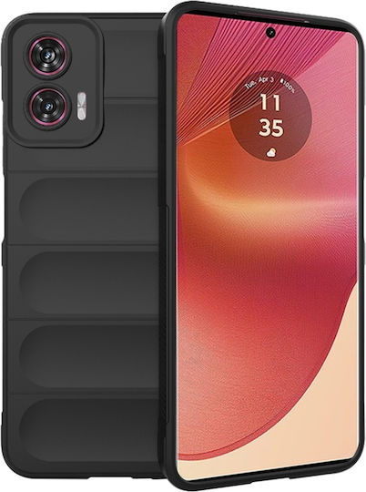 Back Cover Silicon Negru (Motorola Edge 50 Fusion)