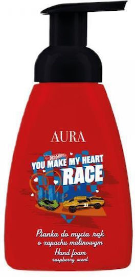 Aura Hot Wheels Handseife Schaum Zum Händewaschen Himbeere 300ml