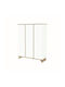 Ușă triplă Dulap Alb 136.2x50x175.7cm